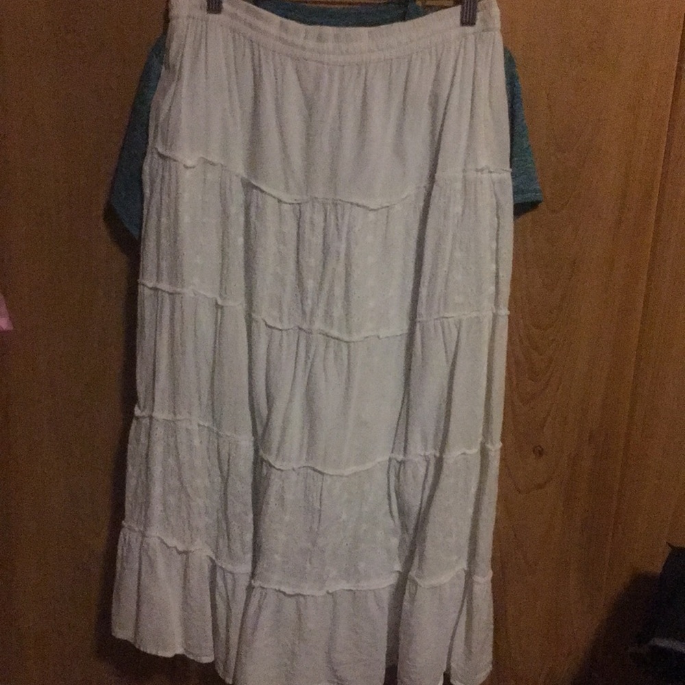 Ladies cotton long skirt